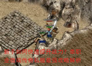 新手如何快速提升战力?单职业微端传奇私服最强攻略解析 新手如何快速提升战力?单职业微端传奇私服最强攻略解析