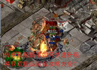 传奇私服新手如何快速升级并获取极品装备攻略大全? 传奇私服新手如何快速升级并获取极品装备攻略大全?