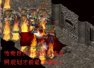 传奇世界升级经验表如何规划才能最快满级? 传奇世界升级经验表如何规划才能最快满级?