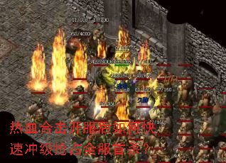 热血合击开服后如何快速冲级抢占全服首杀? 热血合击开服后如何快速冲级抢占全服首杀?