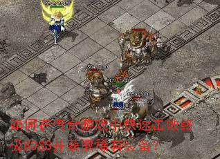 如何在传奇游戏中快速击败终极BOSS并获取稀有装备? 如何在传奇游戏中快速击败终极BOSS并获取稀有装备?