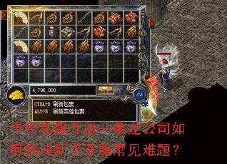 传奇私服开服一条龙公司如何解决新手开服常见难题? 传奇私服开服一条龙公司如何解决新手开服常见难题?
