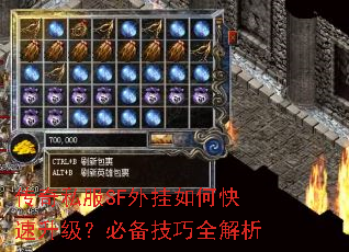 传奇私服SF外挂如何快速升级?必备技巧全解析 传奇私服SF外挂如何快速升级?必备技巧全解析