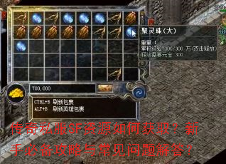 传奇私服SF资源如何获取?新手必备攻略与常见问题解答? 传奇私服SF资源如何获取?新手必备攻略与常见问题解答?
