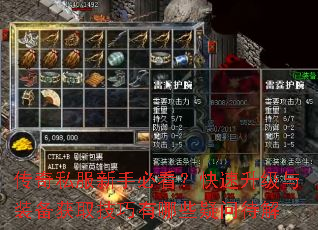 传奇私服新手必看?快速升级与装备获取技巧有哪些疑问待解 传奇私服新手必看?快速升级与装备获取技巧有哪些疑问待解