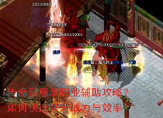 传奇私服单职业辅助攻略?如何快速提升战力与效率 传奇私服单职业辅助攻略?如何快速提升战力与效率