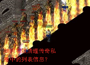 如何有效清理传奇私服中的列表信息? 如何有效清理传奇私服中的列表信息?