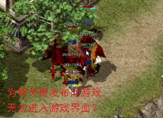 为何传奇发布网游戏无法进入游戏界面? 为何传奇发布网游戏无法进入游戏界面?