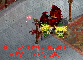 如何击败传奇中的邪恶蛇蝎?掌握这些技巧轻松通关 如何击败传奇中的邪恶蛇蝎?掌握这些技巧轻松通关
