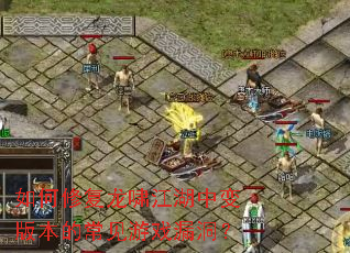 如何修复龙啸江湖中变版本的常见游戏漏洞? 如何修复龙啸江湖中变版本的常见游戏漏洞?