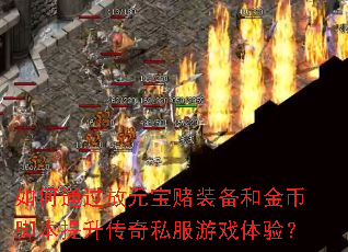 如何通过放元宝赌装备和金币脚本提升传奇私服游戏体验? 如何通过放元宝赌装备和金币脚本提升传奇私服游戏体验?