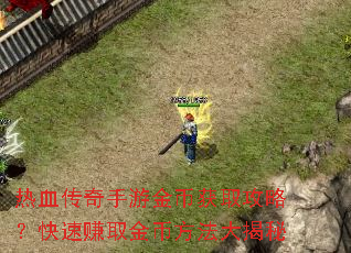 热血传奇手游金币获取攻略?快速赚取金币方法大揭秘 热血传奇手游金币获取攻略?快速赚取金币方法大揭秘