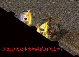 沉默冰雪版本宠物系统如何培养? 沉默冰雪版本宠物系统如何培养?