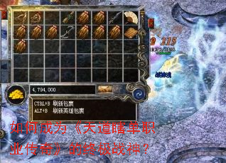 如何成为《天道瞎单职业传奇》的终极战神? 如何成为《天道瞎单职业传奇》的终极战神?