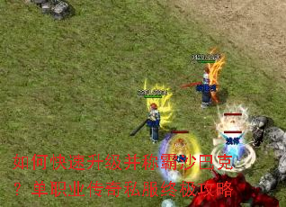 如何快速升级并称霸沙巴克?单职业传奇私服终极攻略 如何快速升级并称霸沙巴克?单职业传奇私服终极攻略