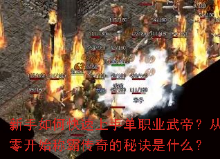 新手如何快速上手单职业武帝?从零开始称霸传奇的秘诀是什么? 新手如何快速上手单职业武帝?从零开始称霸传奇的秘诀是什么?