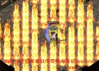 如何快速提升单机传奇账号等级? 如何快速提升单机传奇账号等级?