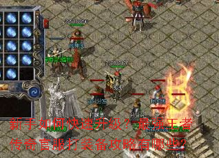 新手如何快速升级?最强王者传奇官服打装备攻略有哪些? 新手如何快速升级?最强王者传奇官服打装备攻略有哪些?