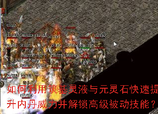 如何利用筑基灵液与元灵石快速提升内丹威力并解锁高级被动技能? 如何利用筑基灵液与元灵石快速提升内丹威力并解锁高级被动技能?