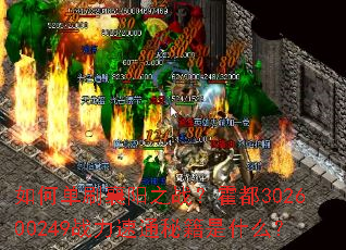 如何单刷襄阳之战?霍都302600249战力速通秘籍是什么? 如何单刷襄阳之战?霍都302600249战力速通秘籍是什么?
