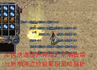 如何快速提升等级?前期白嫖与后期泡点经验累积策略解析 如何快速提升等级?前期白嫖与后期泡点经验累积策略解析