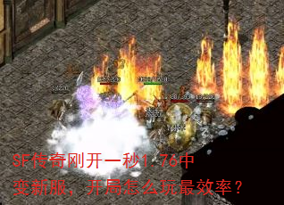 SF传奇刚开一秒1.76中变新服,开局怎么玩最效率? SF传奇刚开一秒1.76中变新服,开局怎么玩最效率?