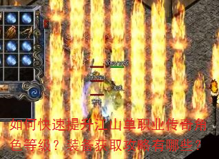如何快速提升江山单职业传奇角色等级?装备获取攻略有哪些? 如何快速提升江山单职业传奇角色等级?装备获取攻略有哪些?